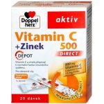 DoppelHerz Vitamin C 500 + Zinek Direct 20 sáčků – Hledejceny.cz