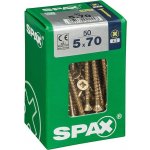 Spax Yellox Univerzální vrut, ø 5 × 70 mm, PZ2, zápustná hlava, 50 ks 4081020500707 – Hledejceny.cz