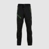 Pánské sportovní kalhoty Karpos Santa Croce Zip-Off pants Black/Jasmine Green