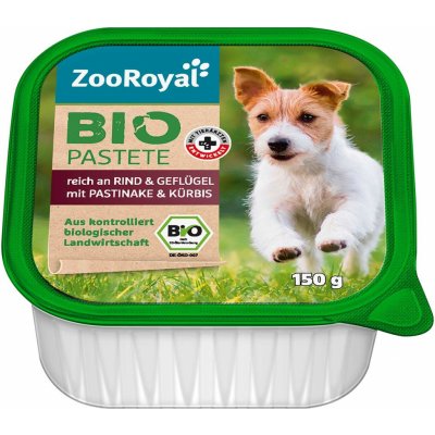 ZooRoyal Adult Dog bio hovězí a drůbeží pastinák a dýně 11 x 150 g – Zbozi.Blesk.cz