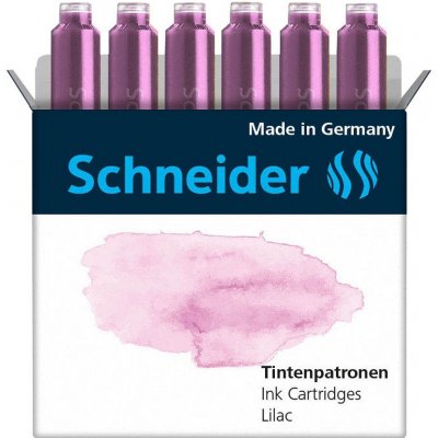 Schneider Inkoustové bombičky Schneider 6 ks fialové 6612 – Zboží Živě