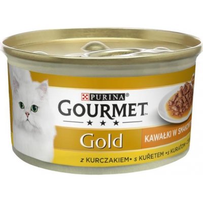 Gourmet gold kuře ve šťavnaté omáčce 24 x 85 g