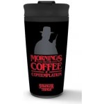 Curepink Cestovní hrnek Stranger Things Coffee and Contemplation 0,425 l – Zboží Dáma