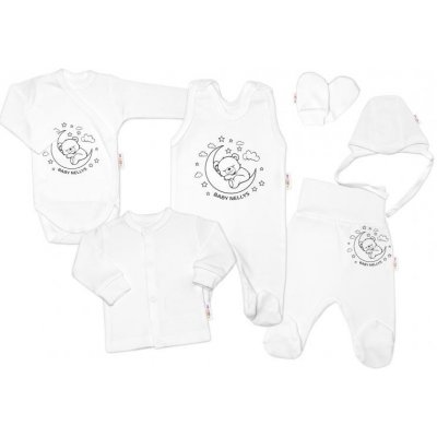Baby Nellys Soupravička do porodnice 6D, Medvídek na měsíčku – Zbozi.Blesk.cz