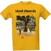 Pánské Tričko Tričko s potiskem Lázně Libverda 001 Zlatá
