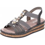 Rieker 62949 45 Šedá – Zboží Dáma