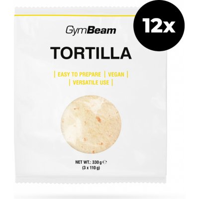 GymBeam Pšeničná tortilla 12 x 330 g – Zboží Dáma