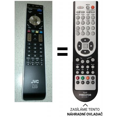 Dálkový ovladač Predátor JVC RM-C2500 RMC2500 – Zboží Živě