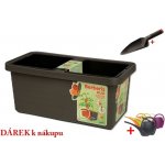 PLASTIA Truhlík samozavlažovací BERBERIS DUO antracit 80x40x35 cm – Zboží Mobilmania