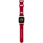 Hello Kitty Liquid Silicone Kitty Head Logo Řemínek pro Apple Watch 38/40mm Red, HKAWMSCHBLR – Zboží Mobilmania