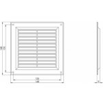 Europlast VR1515 150 x 150 mm bílá – Hledejceny.cz