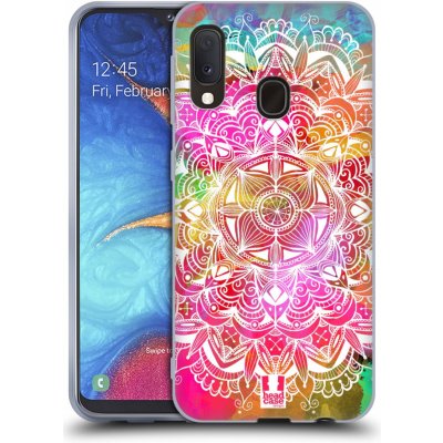 Pouzdro Head Case Samsung Galaxy A20e Mandala Doodle Watercolour