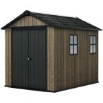 Keter Apex 7,5 x 9 Walnut, s podlahou, 612044 – Zboží Dáma