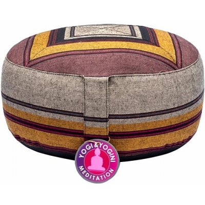 Nefertitis Meditační polštář hnědožlutý NF31483 33x17 – Zboží Dáma