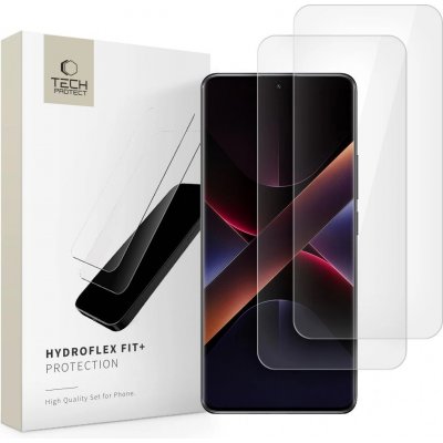 Ochranná folie Tech-Protect Hydro Flex+ 2-PACK pro Xiaomi Redmi Note 14 Pro 5G / 14 Pro+ Plus 5G / Poco X7 5G čirá – Zboží Živě