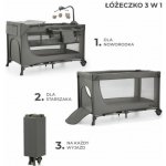 Kinderkraft Cestovní postýlka 2 v 1 Joy 2 tmavě šedá – Zboží Dáma