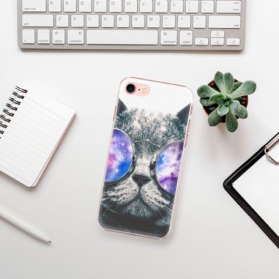 Pouzdro iSaprio Galaxy Cat iPhone 7 – Zboží Mobilmania