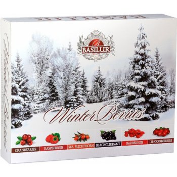 Basilur Winter Berries Assorted 60 gastro sáčků