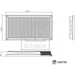 Vzduchový filtr FEBI BILSTEIN 1000796 – Hledejceny.cz