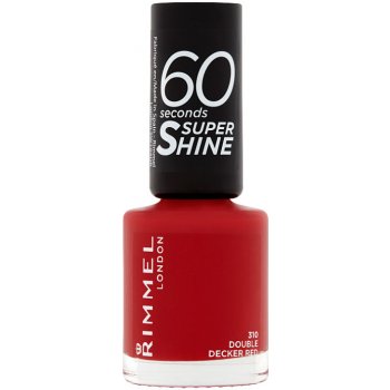 Rimmel London 60 Seconds Super Shine Nail Polish 310 Double Decker Red 8 ml