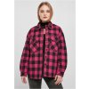 Dámská košile Ladies Flanell Padded Overshirt wildviolet/black