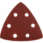 EXTOL PREMIUM Papíry brusné delta, bal. 20ks, 93mm, P60, 6 otvorů, uchycení: suchý zip – Hledejceny.cz