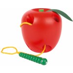 Small Foot Dřevěná hračka Jablko na provlékání – Zboží Dáma