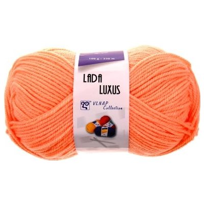 Vlnap příze Lada Luxus_53101 světle oranžová