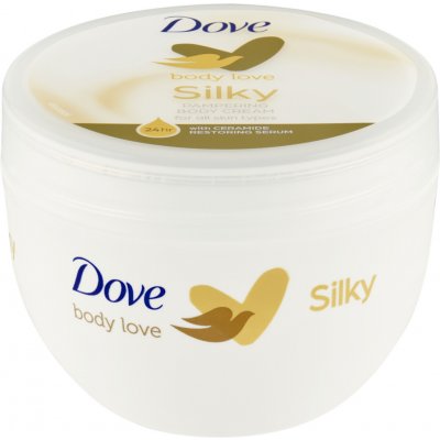 Dove Body Love Silky tělový krém 300 ml – Hledejceny.cz