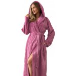 L&L dámský dlouhý župan 2499 Robin višňový – Sleviste.cz