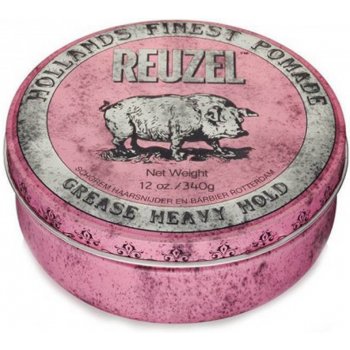 Reuzel Pink Grease Heavy Hold pomáda na vlasy 340 g