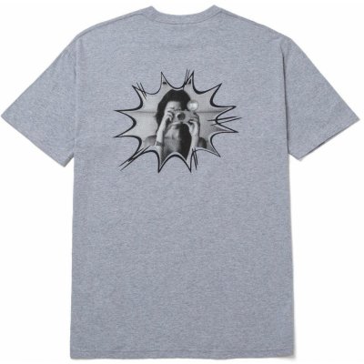 Huf PLAYBOY PHOTO DEPT TEE Grey Heather – Zboží Mobilmania