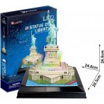 CubicFun 3D puzzle svítící Socha Svobody 37 ks – Zboží Mobilmania