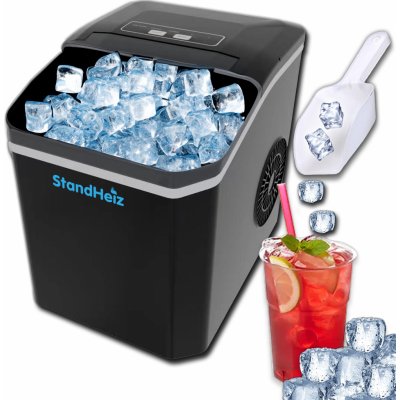 KOSTKOVAČKA NA VÝROBU LEDU DOMÁCÍ MALÁ ČERNÁ LED 12KG 230V StandHeiz – Zboží Dáma KOSTKOVAČKA NA VÝROBU LEDU DOMÁCÍ MALÁ ČERNÁ LED 12KG 230V StandHeiz – Zboží Dáma