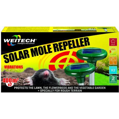 Weitech WK 2015 Solární odpuzovač krtků 2ks. – HobbyKompas.cz