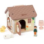 Teddies Skládanka/vkládačka dům 11ks 16x15x14cm – Zboží Dáma