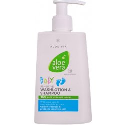 LR Aloe Vera Baby jemná mycí emulze a šampon 250 ml