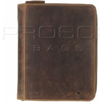 Greenburry Kožený organizer A5 dvouzipový 1787D-25 – Zbozi.Blesk.cz