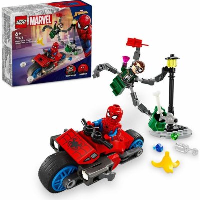 LEGO® Marvel 76275 Honička na motorce: Spider-Man vs. Doc Ock – Zboží Mobilmania