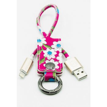 Mizoo K2-02i Lightning-USB klíčenka, červený