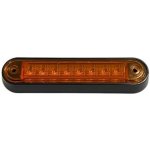 KAMAR LED boční obrysové světlo ORANŽOVÉ, 0,8W, 8xLED, 12/24V, IP67, uchycení šrouby [L1313] | Zboží Auto