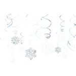 Závěsné spirály Zimní vločky 61 cm 12 ks – Zbozi.Blesk.cz