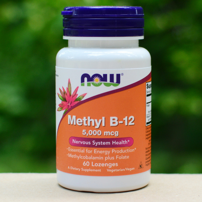 NOW Vitamin B12 Metylkobalamin 5000 μg x 60 pastilek od 299 Kč - Heureka.cz