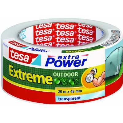 Tesa Extra Power Extrémně odolná opravná outdoor páska 56395 20 m × 48 mm průhledná