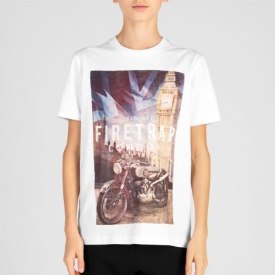 Firetrap dětské tričko Picture white – Zbozi.Blesk.cz