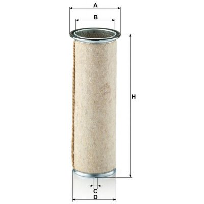 MANN-FILTER Vzduchový filtr MANN CF1133 (MF CF1133) – Hledejceny.cz