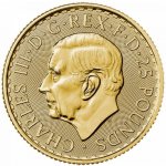 The Royal Mint zlatá mince Gold Britannia Král Charles III Royal Mint 2023 1/4 oz – Zboží Mobilmania
