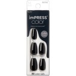 Kiss ImPRESS samolepící nehty Color MC All Black 30 ks – Zbozi.Blesk.cz