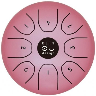ELIS DESIGN Kovový bubínek Drumboo malý růžový – Zboží Mobilmania