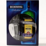 Becherovka 38% 0,7 l (dárkové balení 2 sklenice) – Zbozi.Blesk.cz